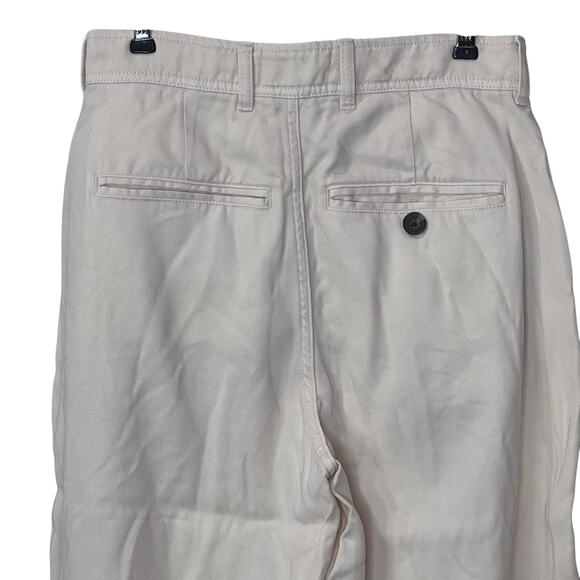 Everlane The Tencel Relaxed Chino Pants Parchment High Rise Women 2 NWT Pockets - Picture 7 of 10